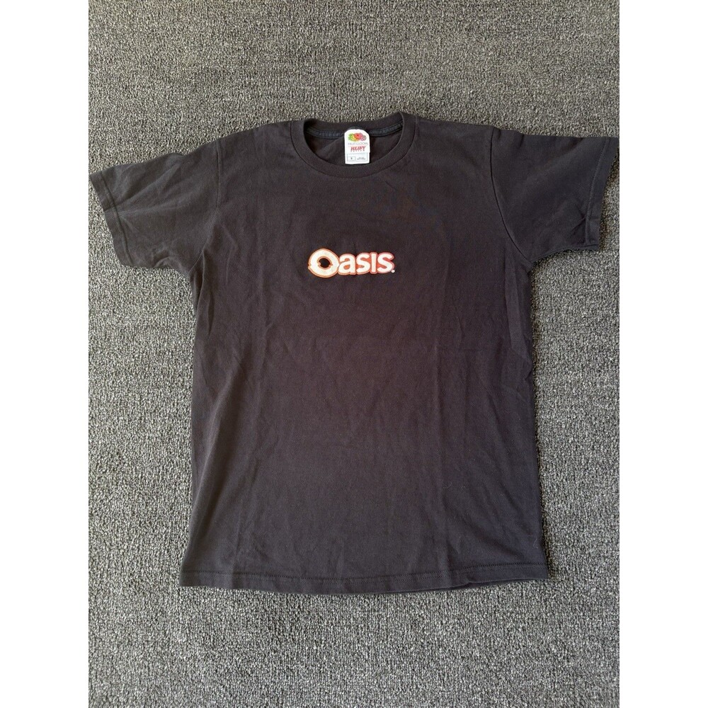 Vintage Oasis Drink Promo T-Shirt Men’s Small Black “Demolish Your Thirst”